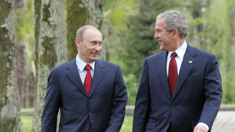 Putin and Bush