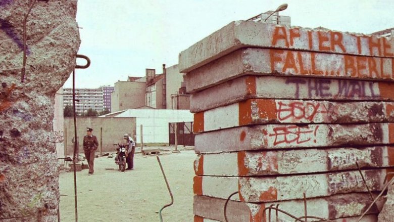 graffiti on the Berlin Wall