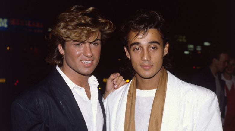 George Michael and Andrew Ridgeley, 1984