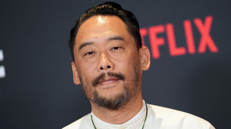 David Choe goatee Netflix logo in background