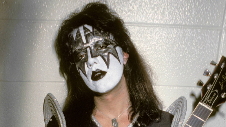 ace frehley in kiss makeup 1970s