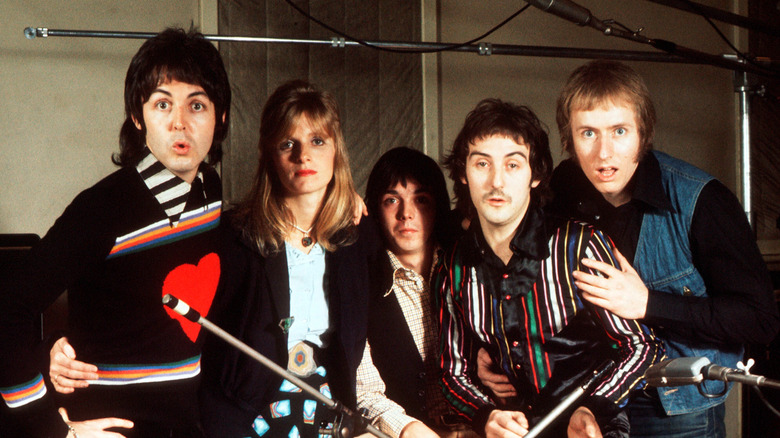 paul mccartney and wings publicity shot in the 1970s