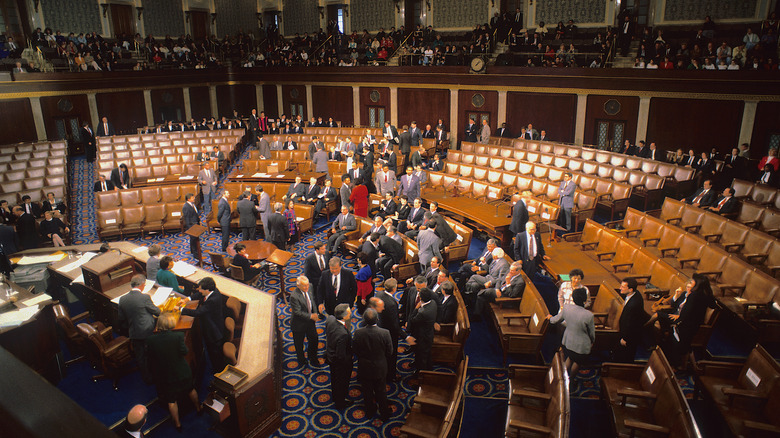 Congress meeting in the House of Representatives