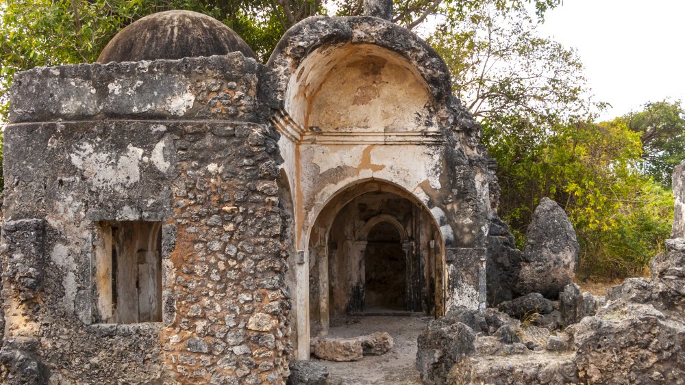 Mosque ruins at Kilwa Kisiwani