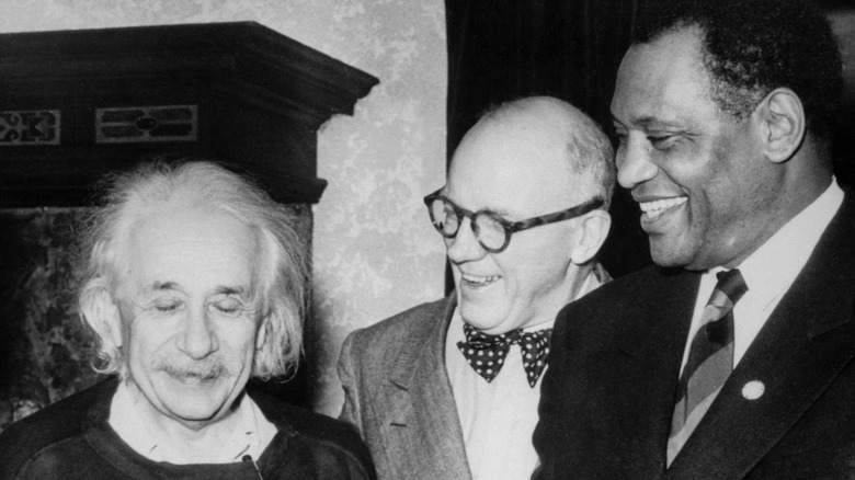 Albert Einstein and Paul Robeson 