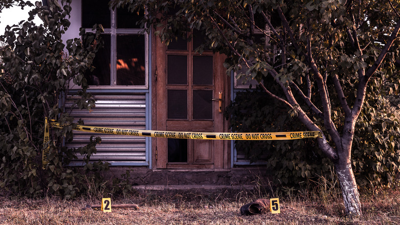 Crime scene house