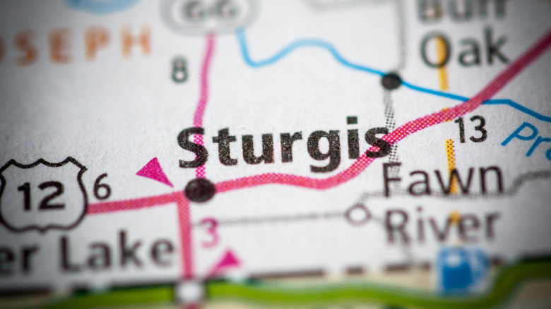 Sturgis, Michigan map