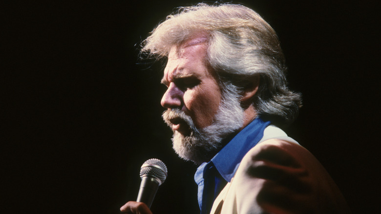 Kenny rogers performing