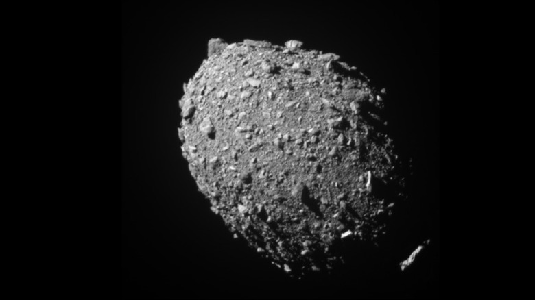 Dimorphos asteroid before DART collision