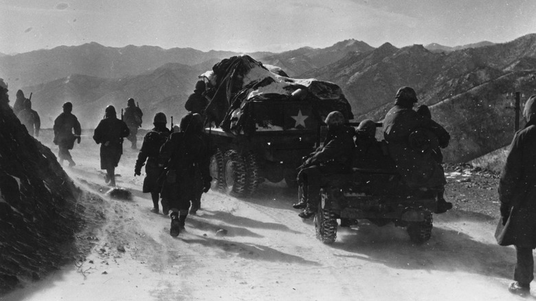 American marines in Korea