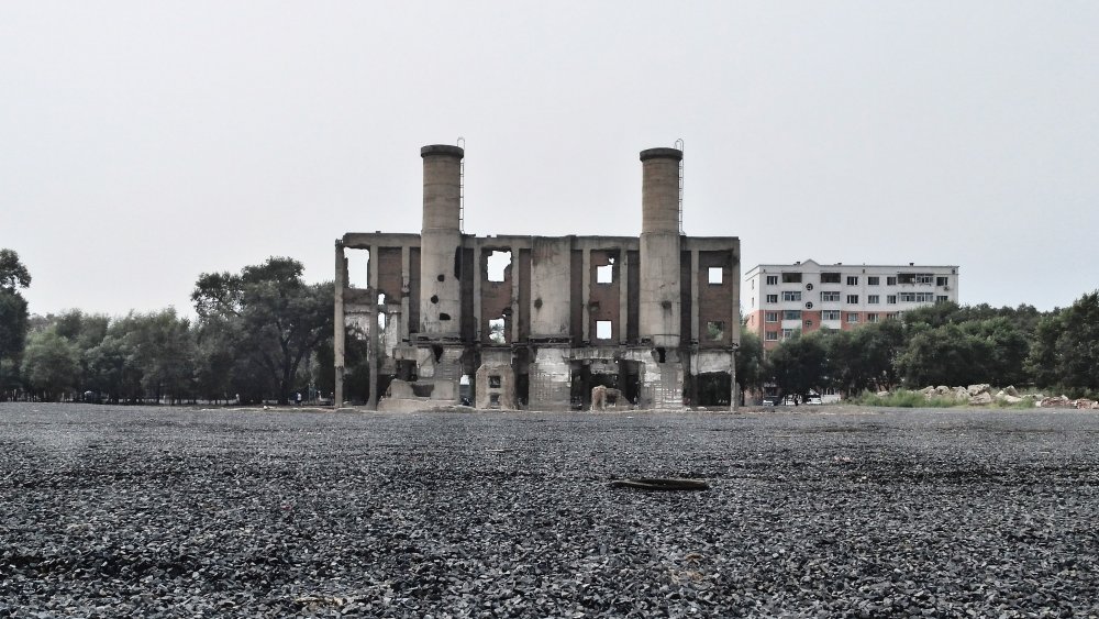 A general view at the Japanese Germ Factory on August 15, 2015 in Harbin, China.