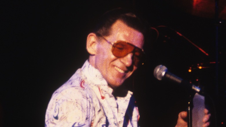 Jerry Lee Lewis performing in 1988