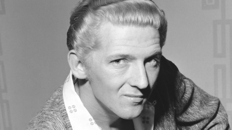 Jerry Lee Lewis smirking