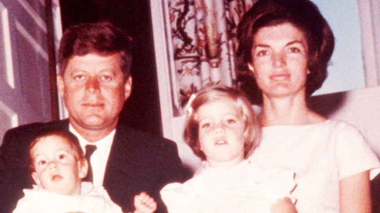 The Kennedys with their children
