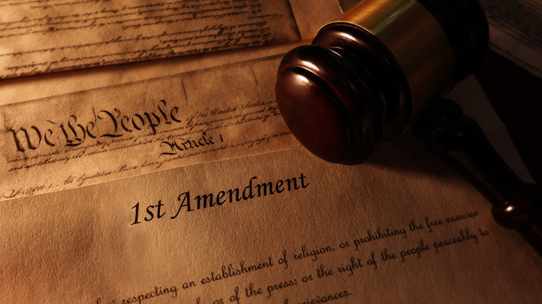 the first amendment on paper