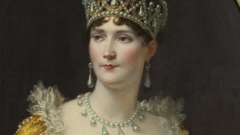 Painting of Empress Josephine in crown