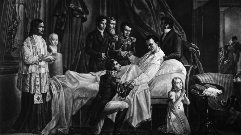 painting of Napoleon's death