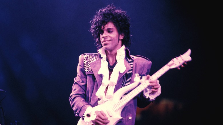 Prince performing live