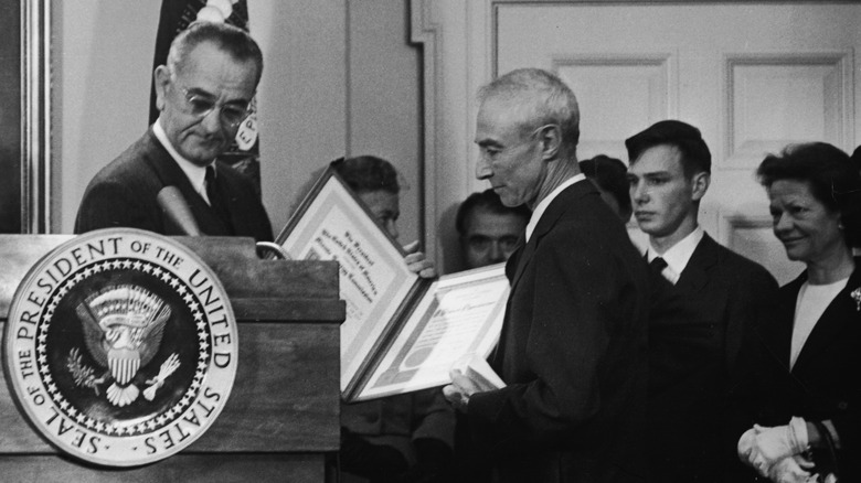 Robert, Peter, and Kitty Oppenheimer