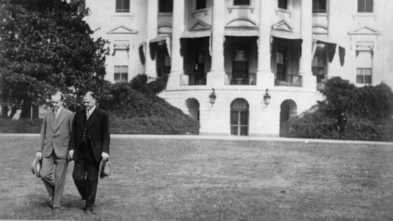 Calvin Coolidge and Herbert Hoover