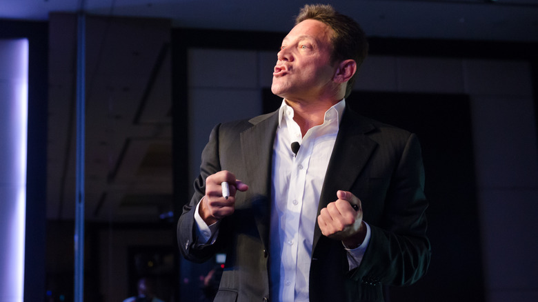 Jordan Belfort giving speech