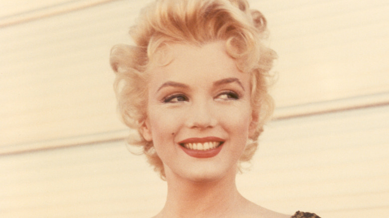 Marilyn Monroe smiling, 1955