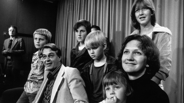 Journalist Donald Woods and family