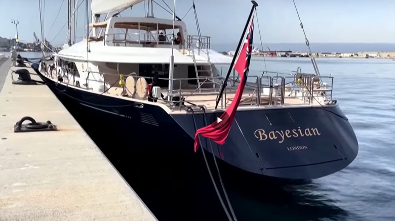 Bayesian yacht docked before disaster