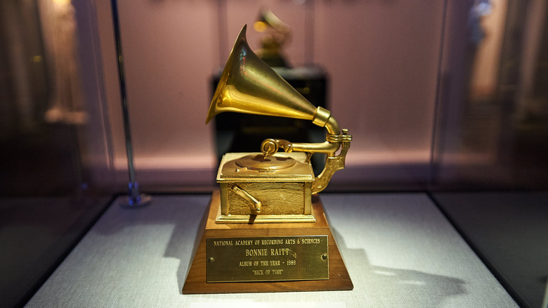 Bonnie Raitt's award in case