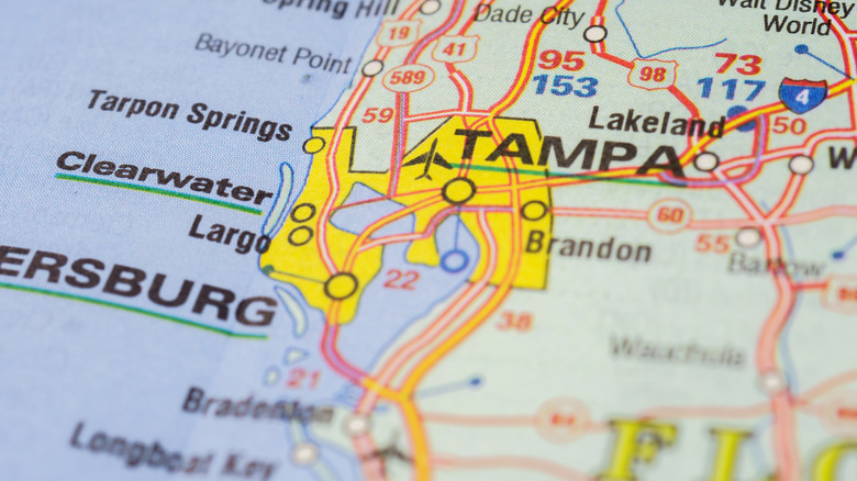 Tampa Bay map