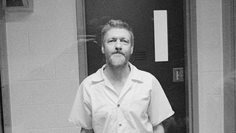 Ted Kaczynski posing for photo