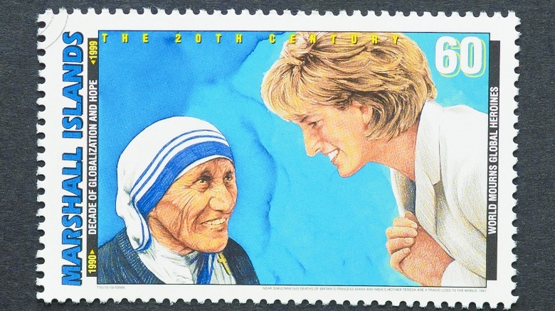 Mother Teresa Princess Diana stamp