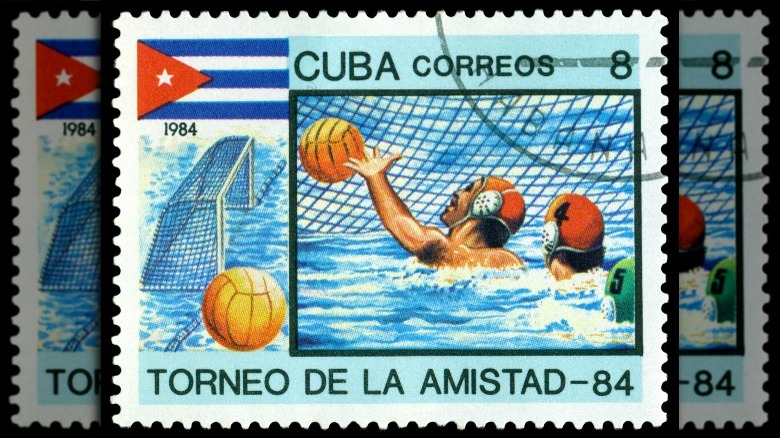 cuba friendship games stamp