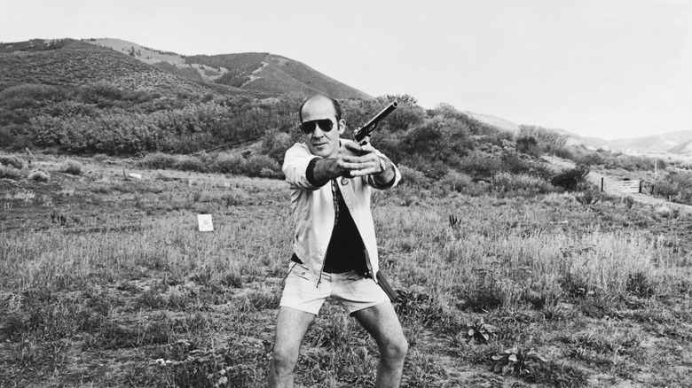 Thompson shooting at his ranch