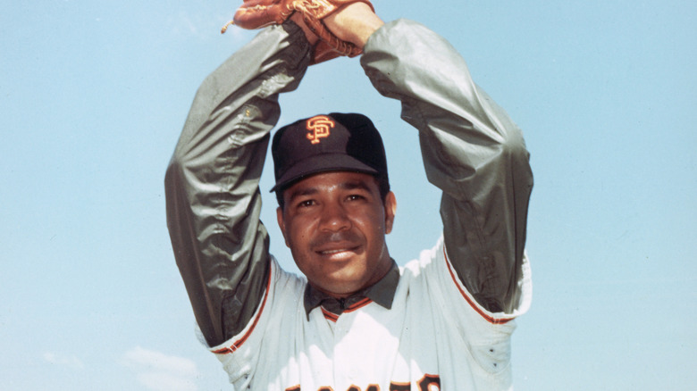 Juan Marichal posing for a photo