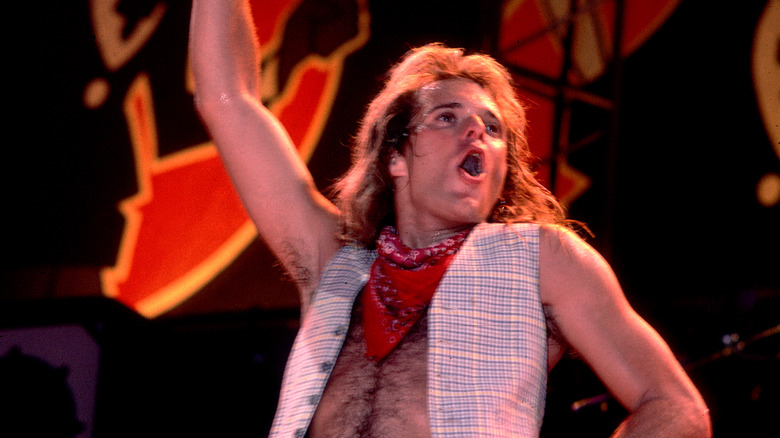 David Lee Roth arm up