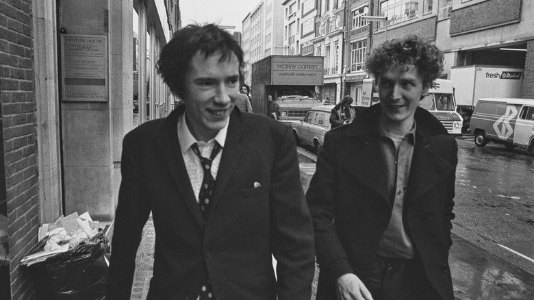 Johnny Rotten and Malcolm McLaren