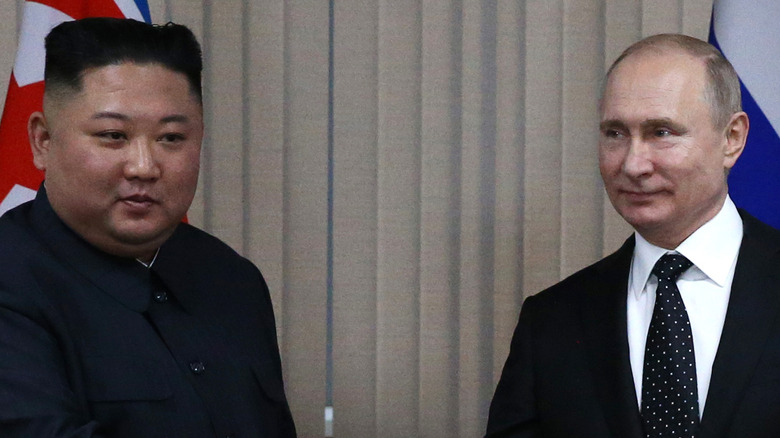 Kim Jong-Un and Vladimir Putin