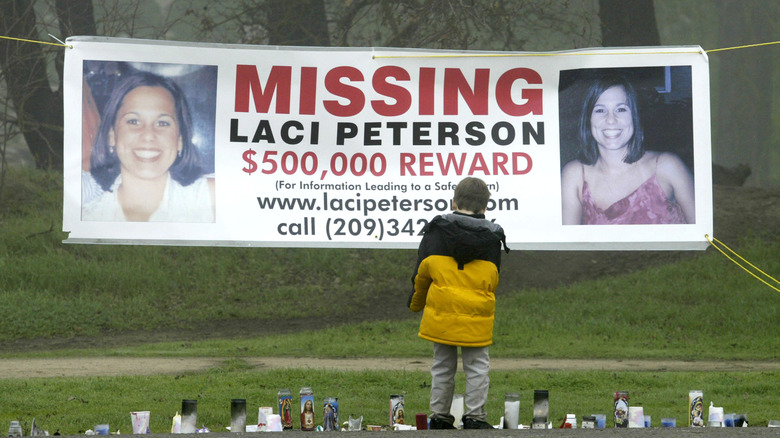 Child missing person poster Laci Peterson