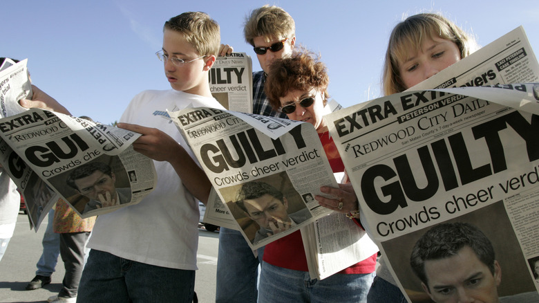 People newspapers Scott Peterson guiltar verdict