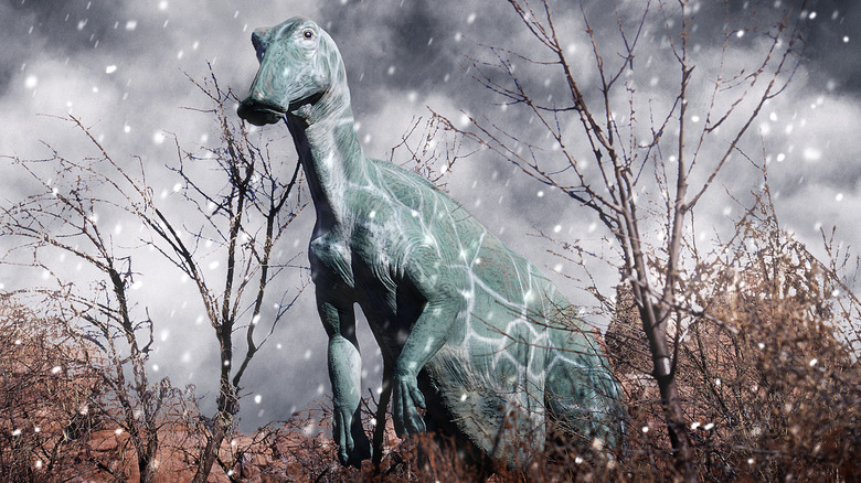 Hadrosaur in the Arctic