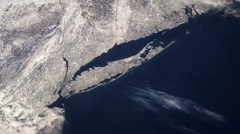 Long Island view from space