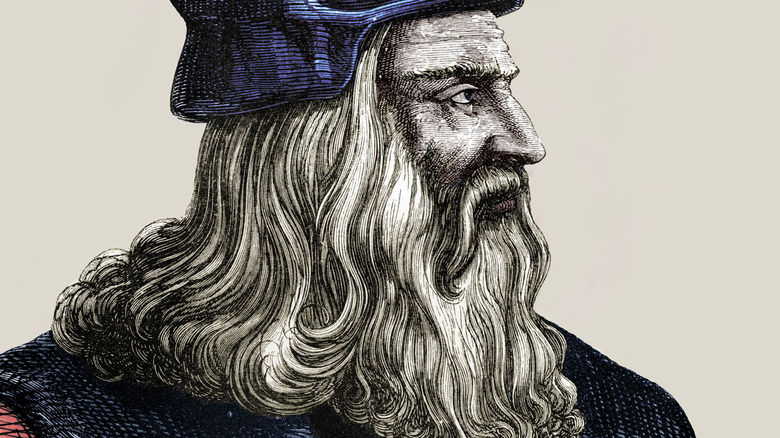 Drawing of Leonardo Da Vinci