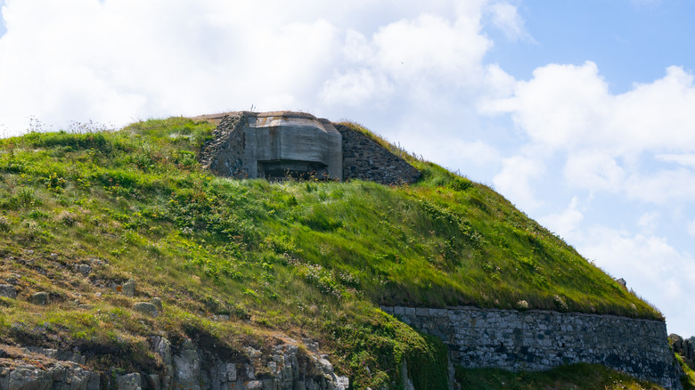 British WWII beach fortification