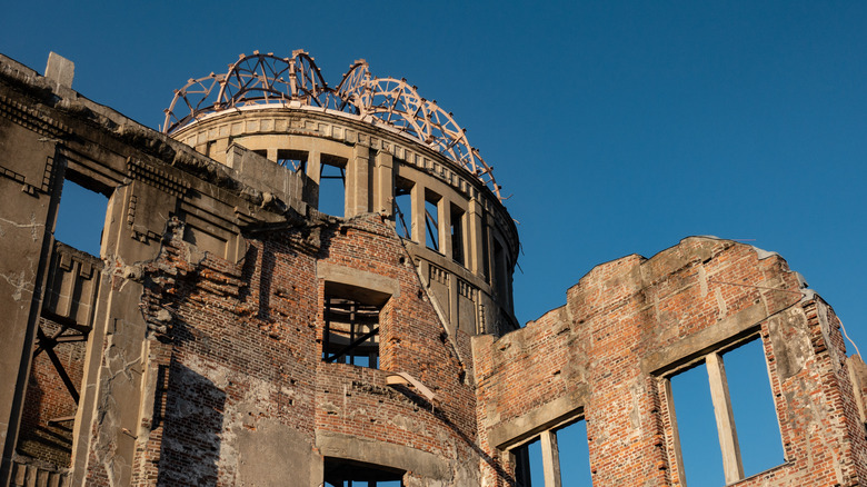 Ruined building Hiroshima memorial