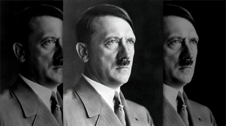 hitler looking serious