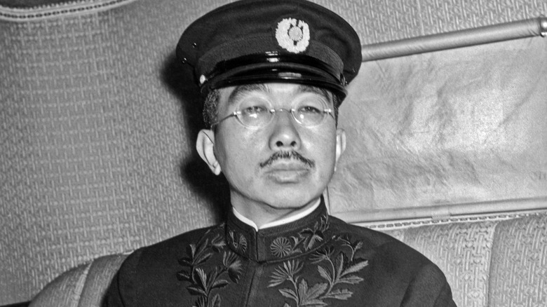 Hirohito looks up