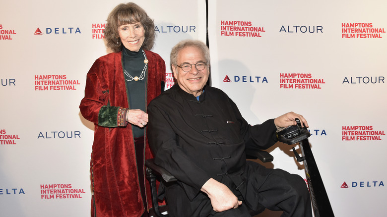 Itzhak and Toby Perlman smiling