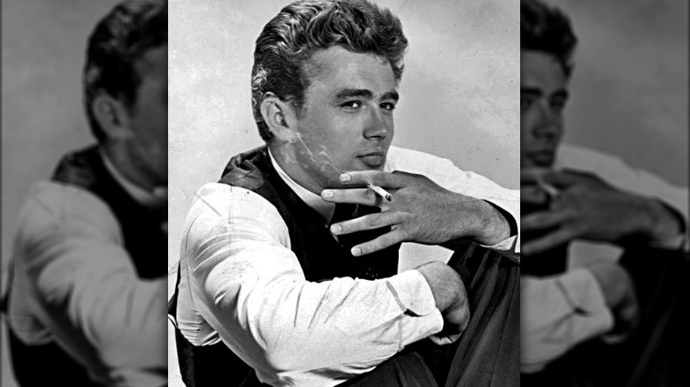 James Dean smoking