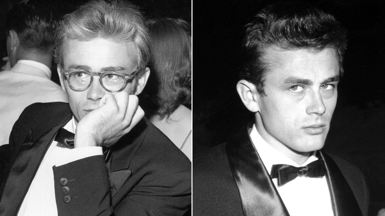 James Dean in glasses and not 
